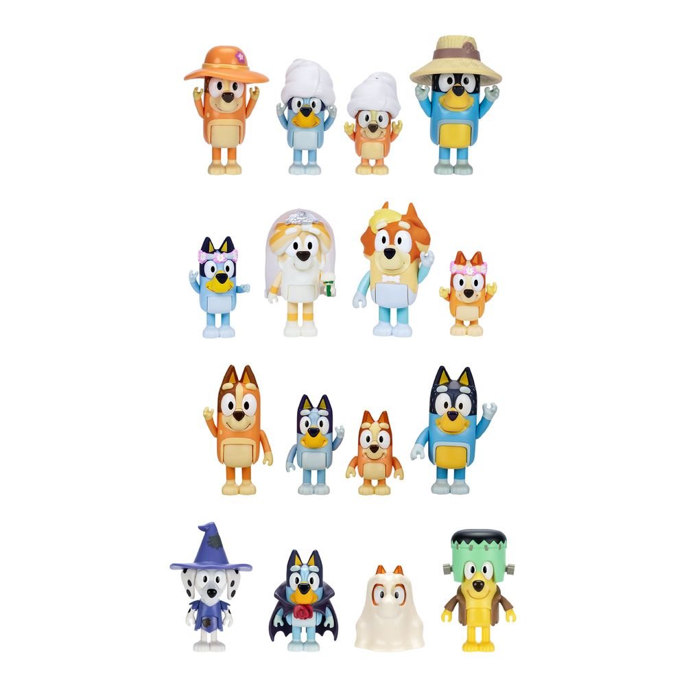 BLUEY PACK 4 FIGURAS S4 | FAMOSA | 1 UNIDAD | 8056379194453 Imagen principal del producto