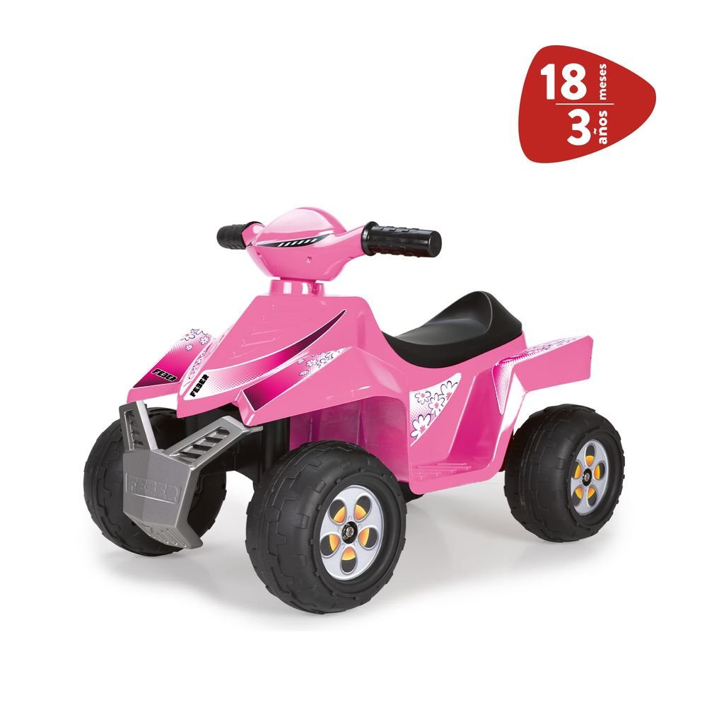 Quad Racy Pink 6V Lt Feber