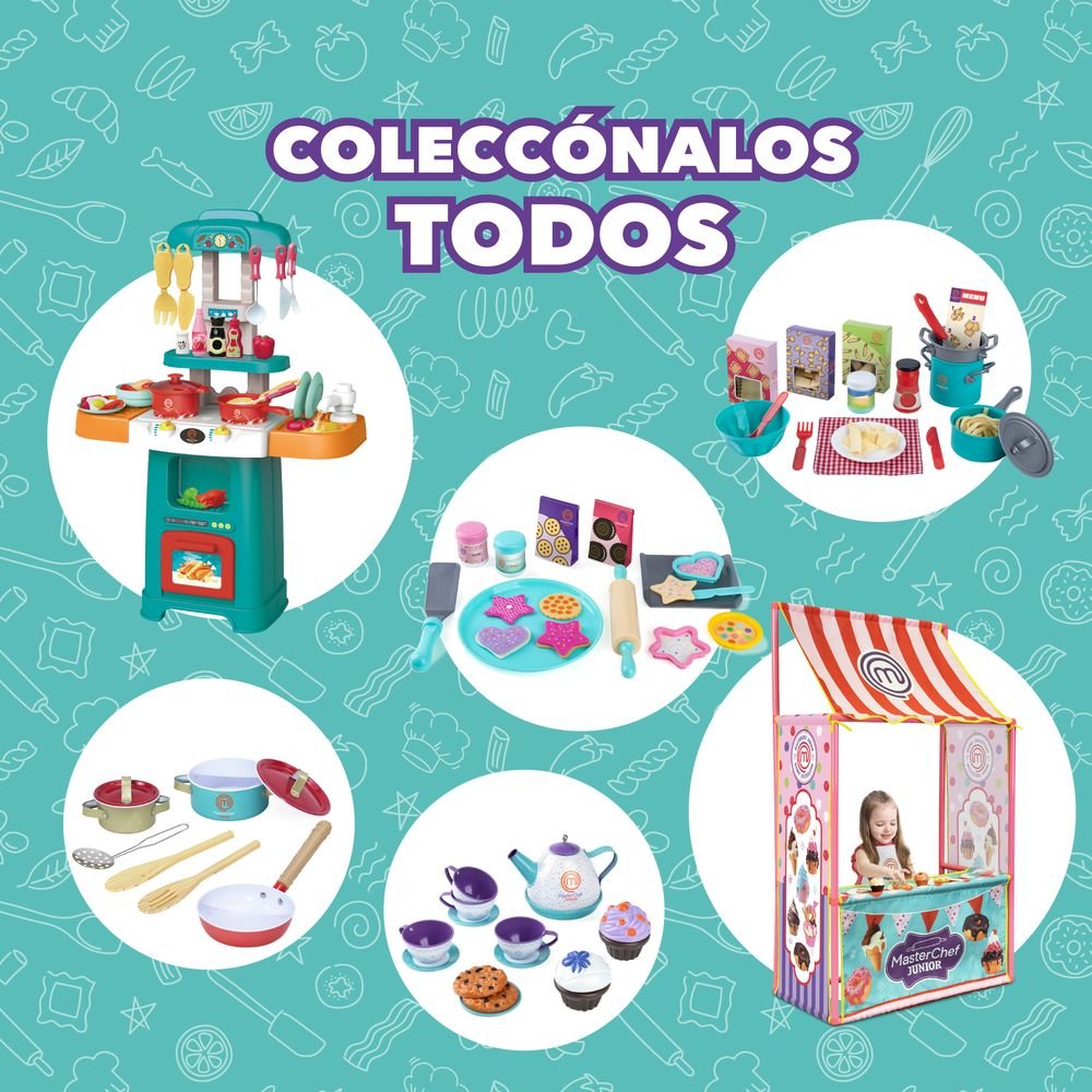 Set 8 accesorios metal cocina MasterChef Junior
