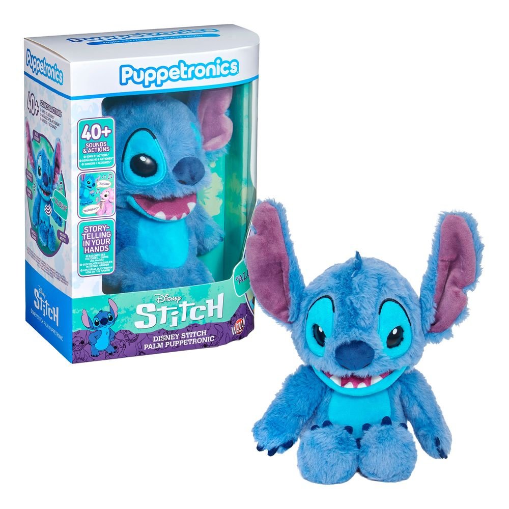 Muñeco Disney Stitch Palm Puppetronic Famosa Imagen principal del producto