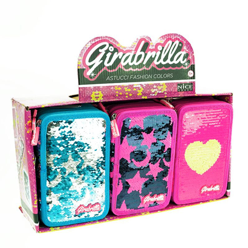 PLUMIER DOBLE GIRABRILLA LENTEJUELAS MODELOS SURTIDOS | NICE GROUP Imagen principal del producto