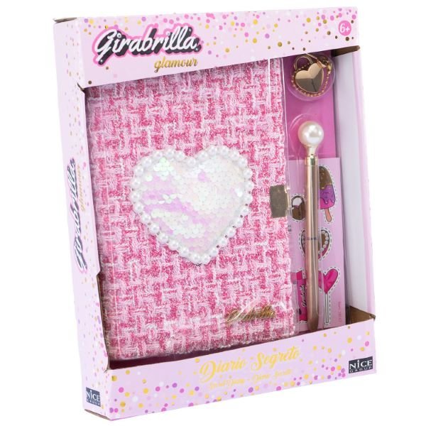 DIARIO SECRETO CON BRILLANTES TWEED | 1 UNIDADES | (NICE GROUP)