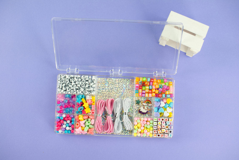 Juego crea tus pulseras Perline Unicorno 500 pcs