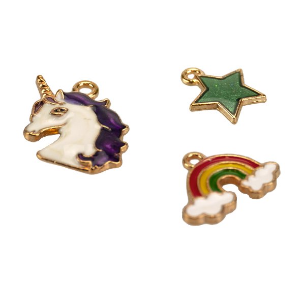 Juego crea tus pulseras Perline Unicorno 500 pcs