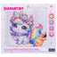 Juego Crea con Diamantes Gato Unicornio Flores Marca Diamantiny Nice