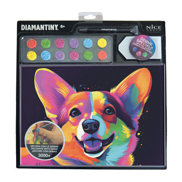 Juego Crea con Diamantes Diamantiny Pop Corgi