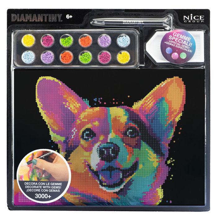 Juego Crea con Diamantes Diamantiny Pop Corgi