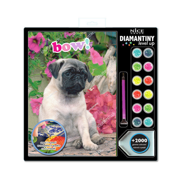 Juego Crea con Diamantes Diamantiny Pets Pug