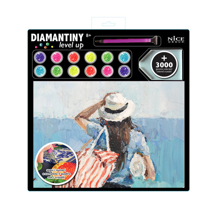 JUEGO CREA CON DIAMANTES DIAMANTINY PAINTING VACATION | DIAMANTINY NICE | 1 UNIDAD | 8056779963536 Imagen principal del producto