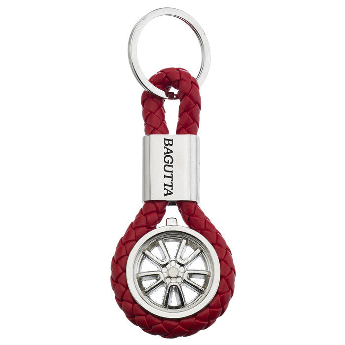 LLAVERO CON RUEDA Y CORONA ROJO CM 9,5 | BAGUTTA | 1 UNIDAD | 8057157658716 Imagen principal del producto