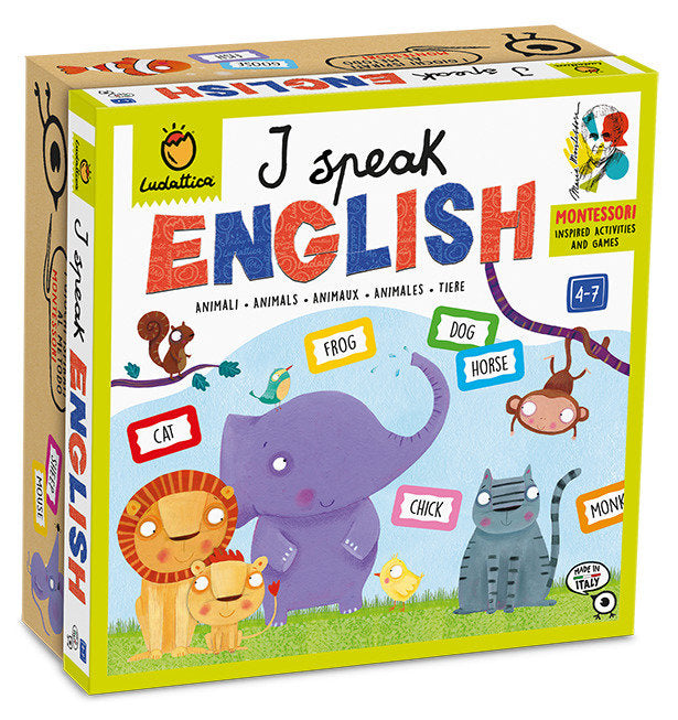 Juego de mesa I Speak English Animales Ludattica Imagen principal del producto