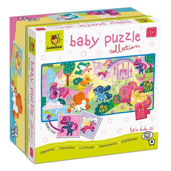 Juego Dudu Baby Puzzle 32 Piezas Unicornios LUDATTICA Imagen principal del producto