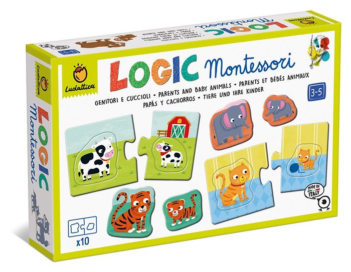 JUEGO LOGIC MONTESSORI - FAMILIAS | LUDATTICA | 1 UNIDAD | 8057158622525
