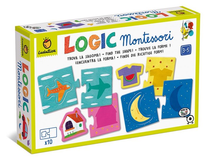 Logic Montessori Encuentra la Forma Ludattica Juego de Mesa