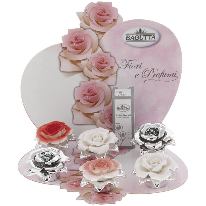 EXPOSITOR 12 MINI ROSA DIFUSOR AROMAS | BAGUTTA | ENVASE 12 UDS. UNIDAD | 8057639854131 Imagen principal del producto