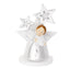 Decoracion Angelito con Estrella Plata Bagutta