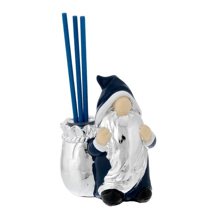 Mikado Figura Gnomo Navideño Azul con Infusor y Caja BAGUTTA Imagen principal del producto