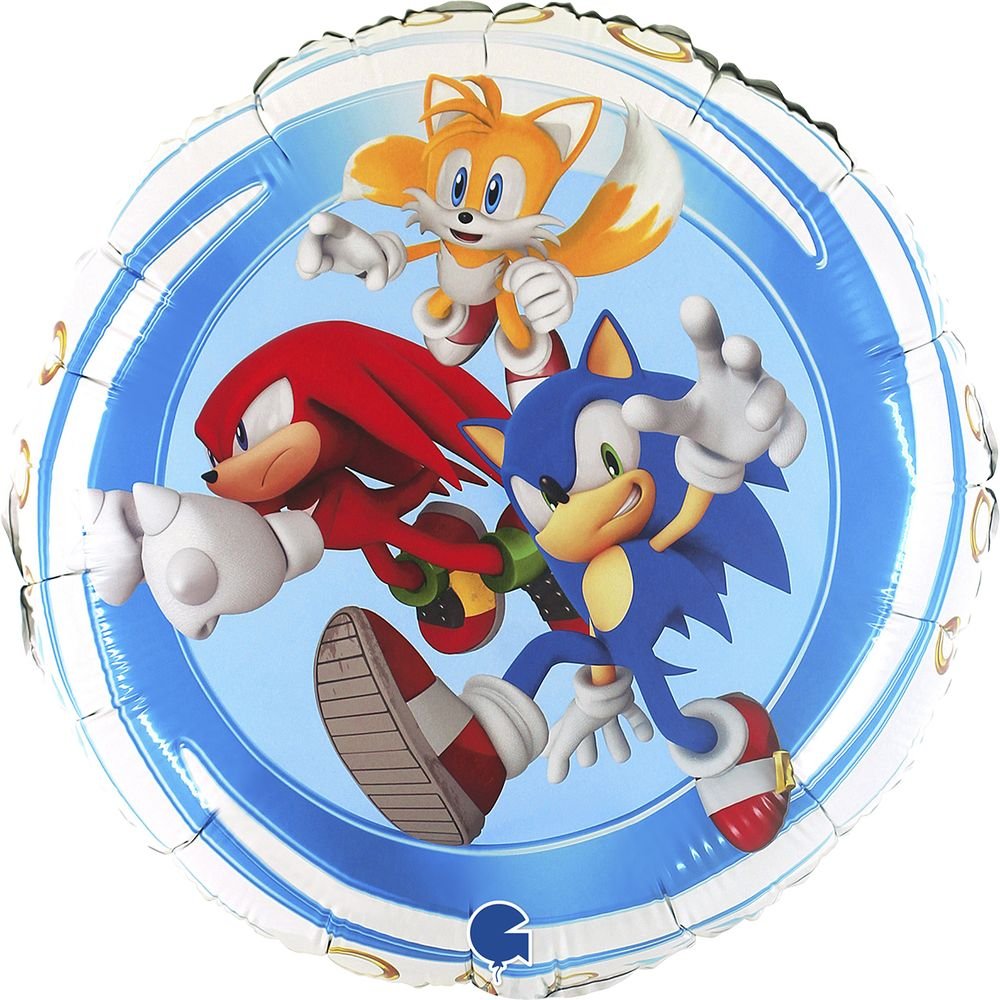 GLOBO R18 SONIC 46 CM | GRABO BALLOONS | ENVASE 5 UDS. UNIDAD | 8057680308539 Imagen principal del producto