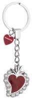 LLAVERO BAGUTTA CORAZON RELLENO ROJO CON FLORES | BAGUTTA | 1 UNIDAD | 8058956700491