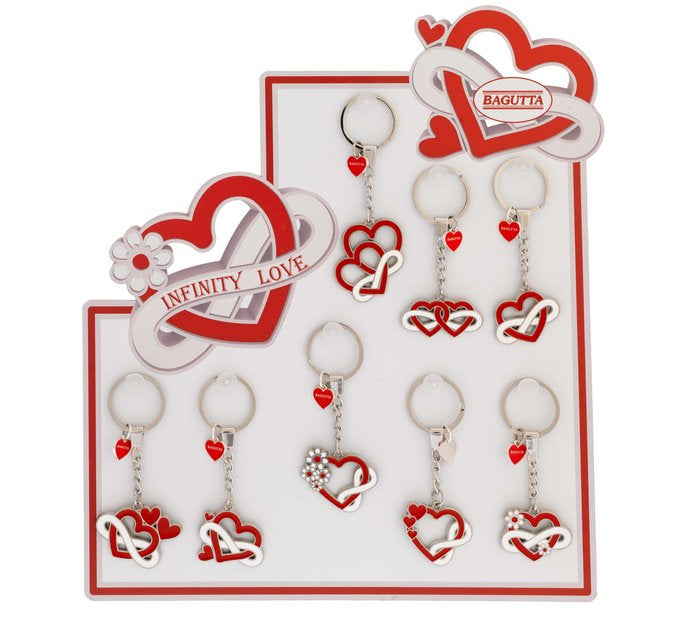 EXPOSITOR BAGUTTA LLAVEROS CORAZON INFINITY LOVE | BAGUTTA | ENVASE 16 UDS. UNIDAD | 8058956702112 Imagen principal del producto