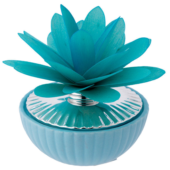 MIKADO SEMI ESFERA 9 CM CON DIFUSOR FLOR DALIA AZUL | BAGUTTA | 1 UNIDAD | 8058956702877 Imagen principal del producto