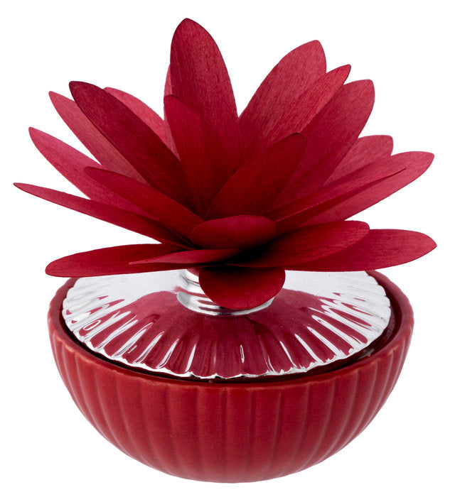 MIKADO SEMI ESFERA 9 CM CON DIFUSOR FLOR DALIA ROJO | BAGUTTA | 1 UNIDAD | 8058956702884