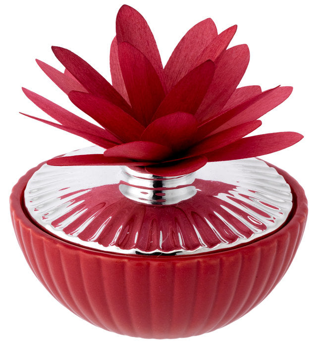 MIKADO SEMI ESFERA 11CM CON DIFUSOR FLOR DALIA ROJO | BAGUTTA | 1 UNIDAD | 8058956702921 Imagen principal del producto