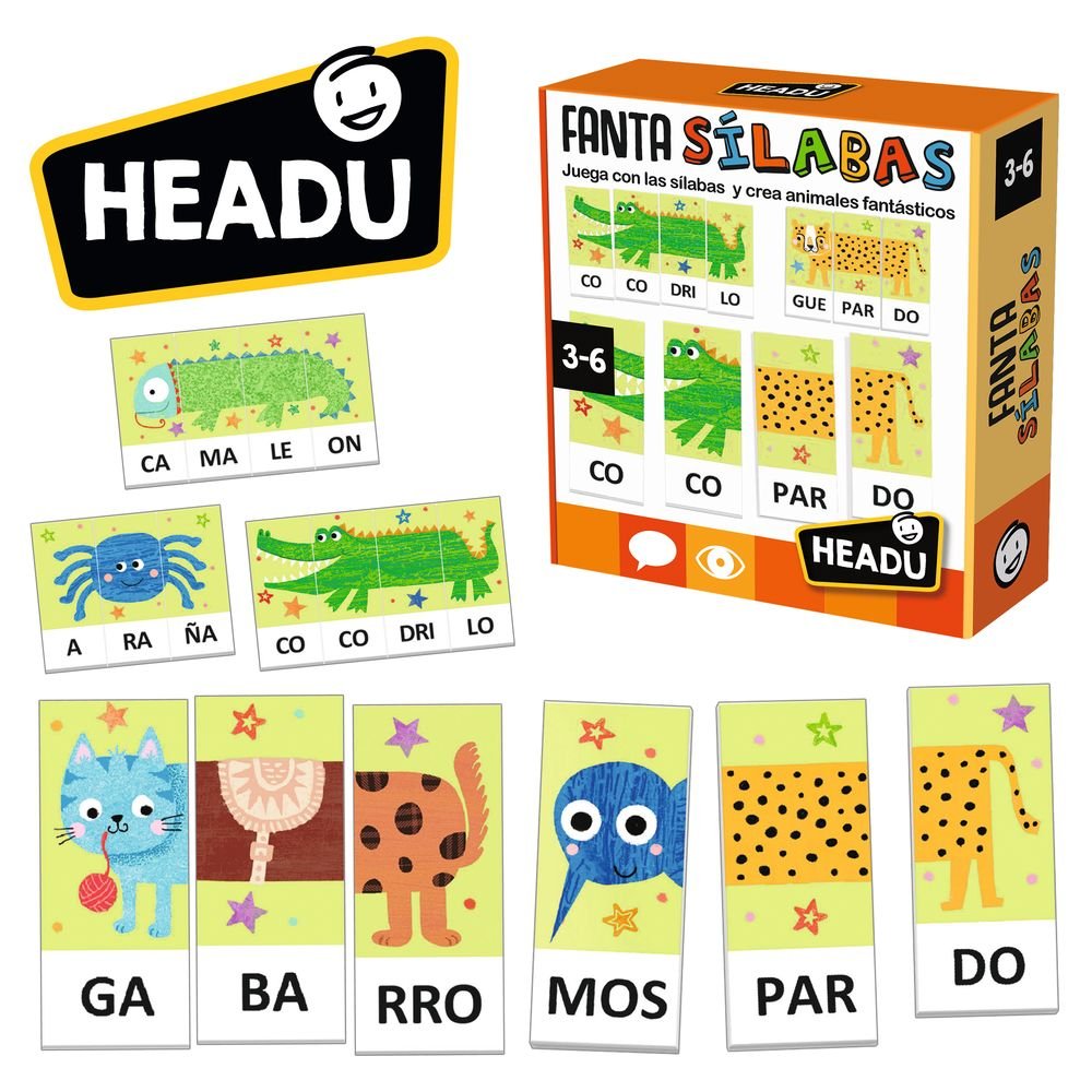 Juego Fantasilabas HEadu, Juego Educativo de Palabras y Letras