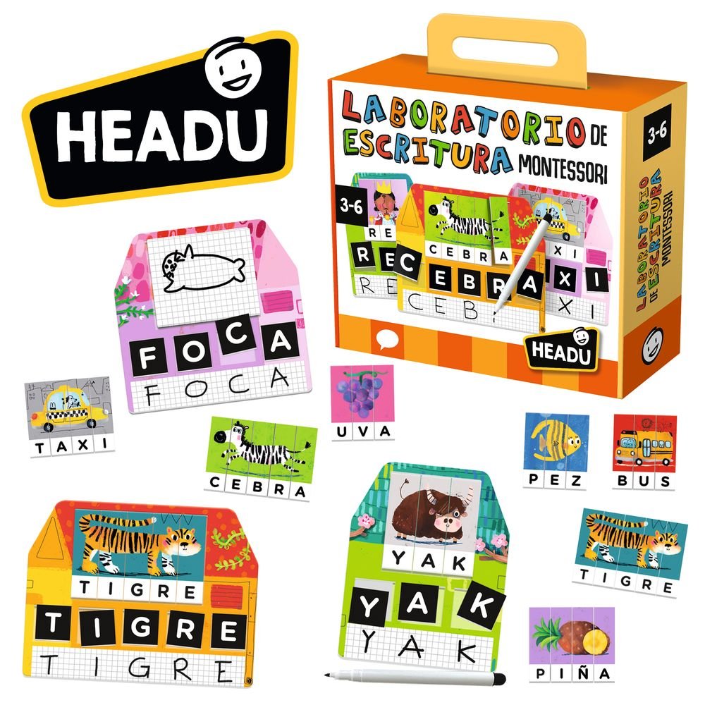 Juego Laboratorio de Escritura Montessori Headu Imagen principal del producto