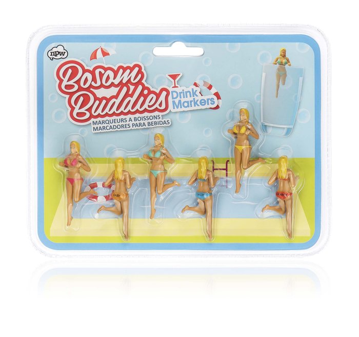 FIGURITAS PARA BEBIDAS - CHICAS - MARCADOR VASO | MAGS BRANDS | 1 UNIDAD | 8100647733582 Imagen principal del producto