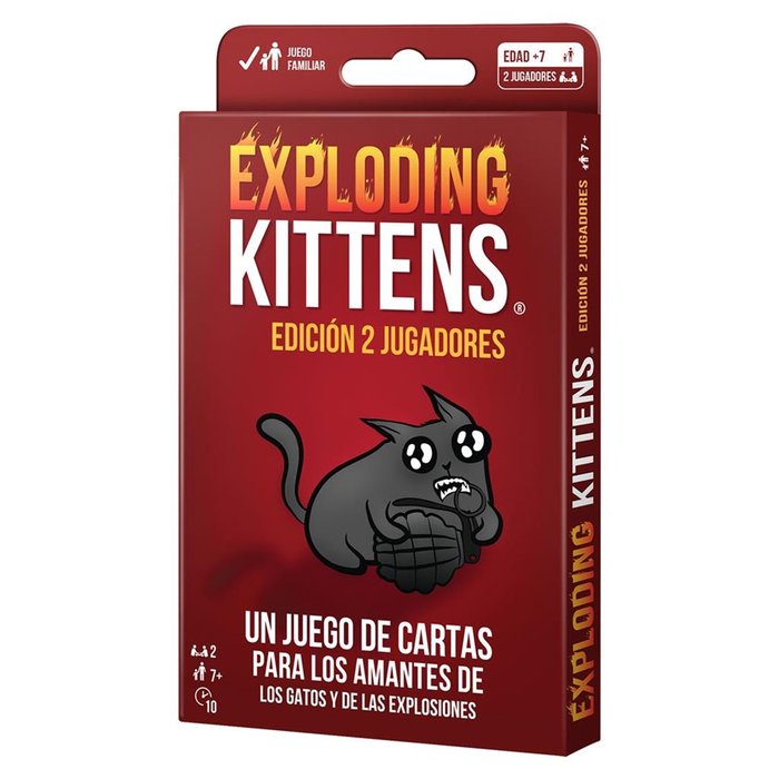 Exploding Kittens Edición 2 Jugadores Asmodee Ediciones