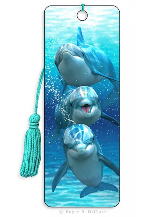 MARCAPAGINAS 3D DOLPHIN TRIO | 6 UNIDADES | (ARTGAME) Imagen principal del producto