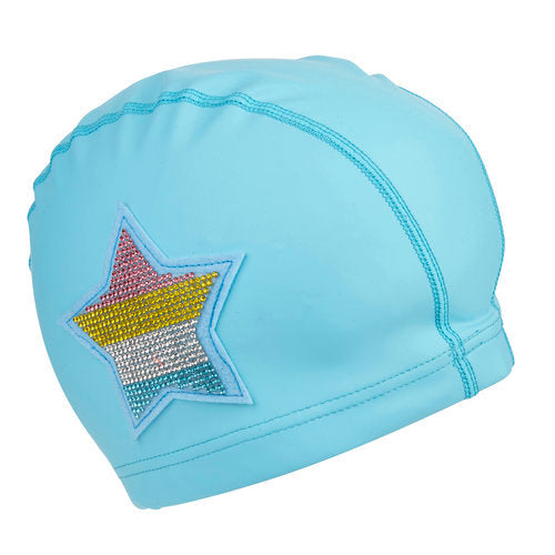 Gorro de Natación Blue Star Swim Cap Bling