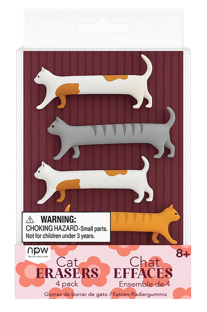 Gomas de Borrar Forma Gatos NPW Pack 2 unidades