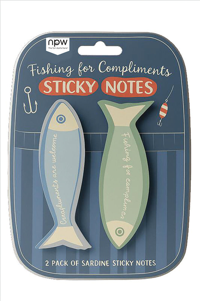 Notas Adhesivas Sardinas NPW Pack 50 unidades de 11 cm