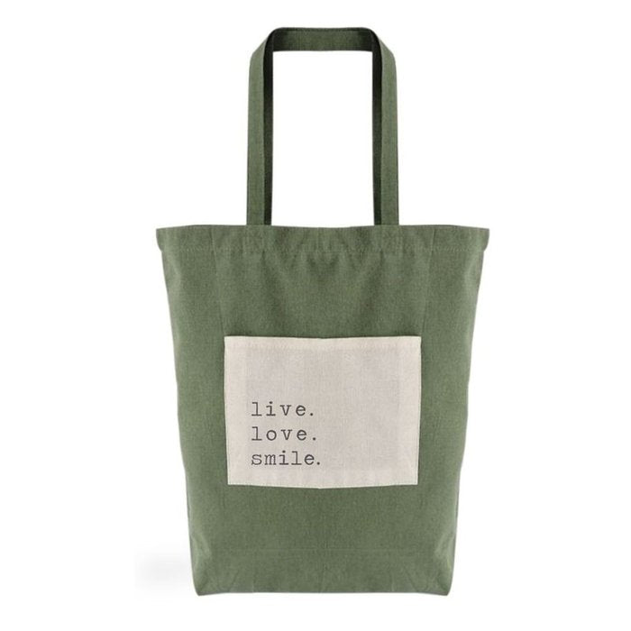 BOLSA TELA ALGODON BOLSILLO VERDE | DCASA | ENVASE 4 UDS. UNIDAD | 8410000119176 Imagen principal del producto
