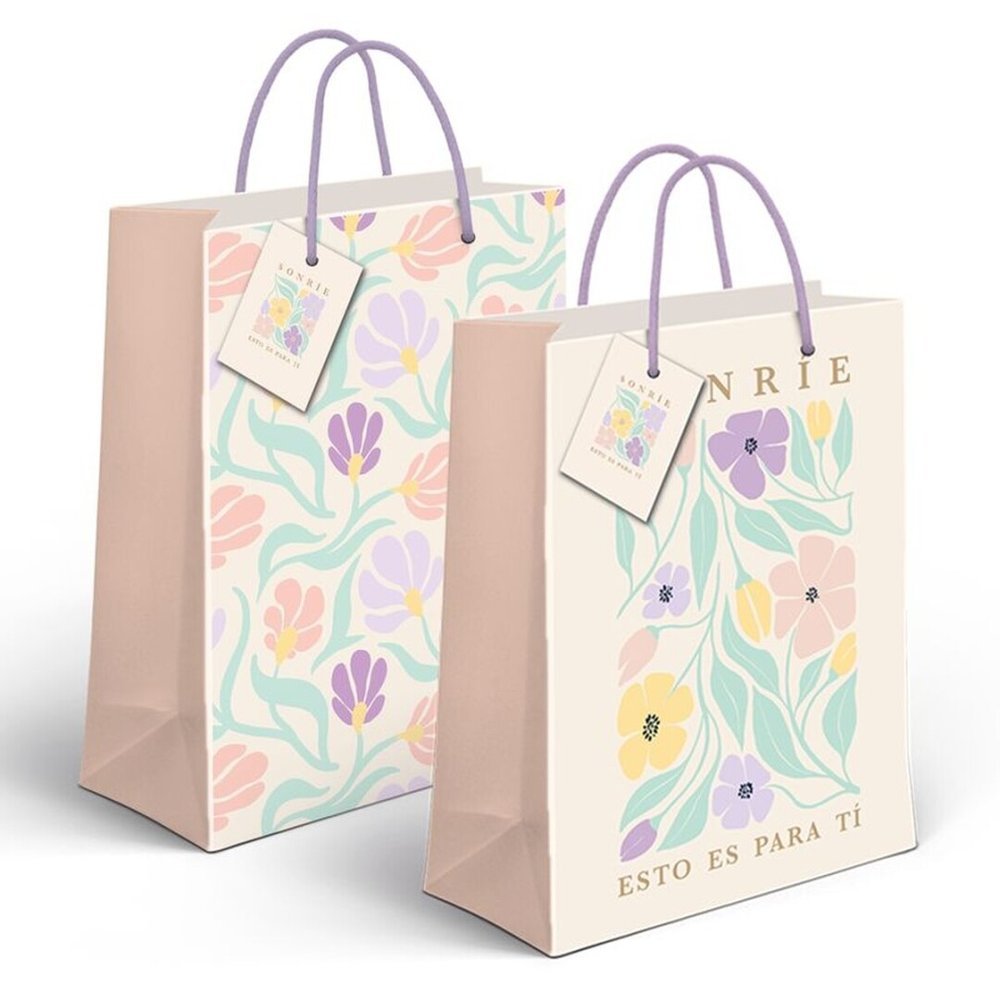 Bolsa papel XL Basics 33x10x45cm surtidas marca DCASA Imagen principal del producto