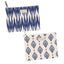 Neceser Plano Ikat Azul Surtidos DCASA