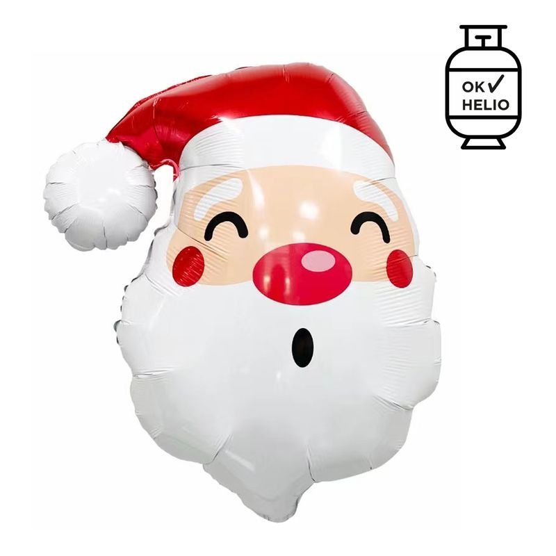 GLOBO 87CM CARA DE PAPA NOEL | DCASA NAVIDAD | ENVASE 6 UDS. UNIDAD | 8410000193206 Imagen principal del producto