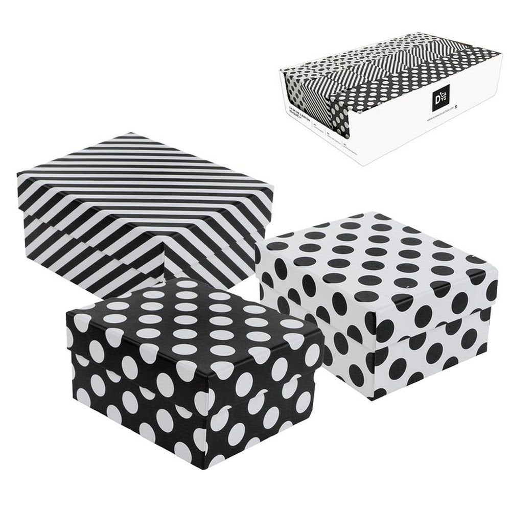 Expositor 24 Cajitas Black & White DCASA Surtidas