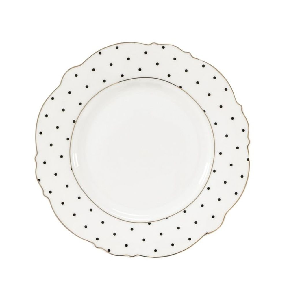 Plato postre 20 cm Excellence Topos DCASA