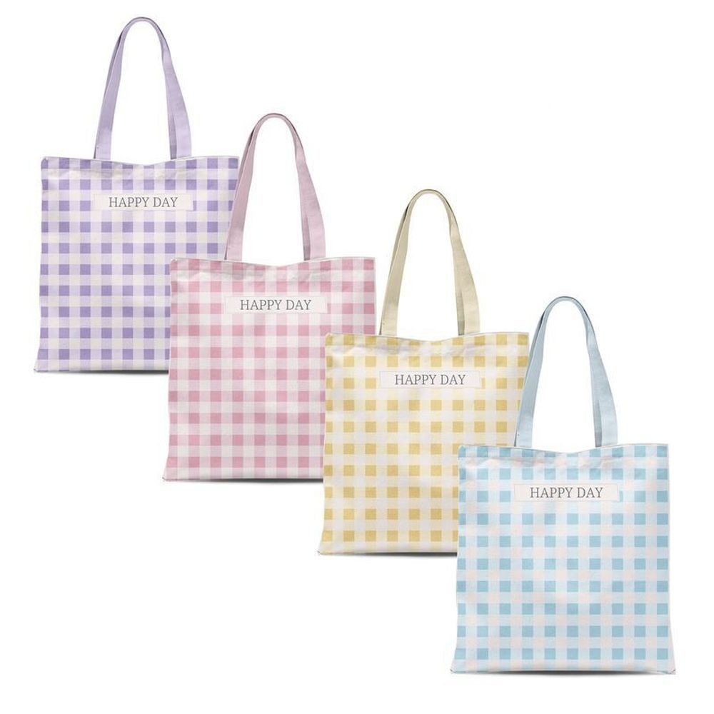 BOLSA ALGODON BASICS VICHY SURTIDAS | DCASA | 1 UNIDAD | 8410000207996 Imagen principal del producto