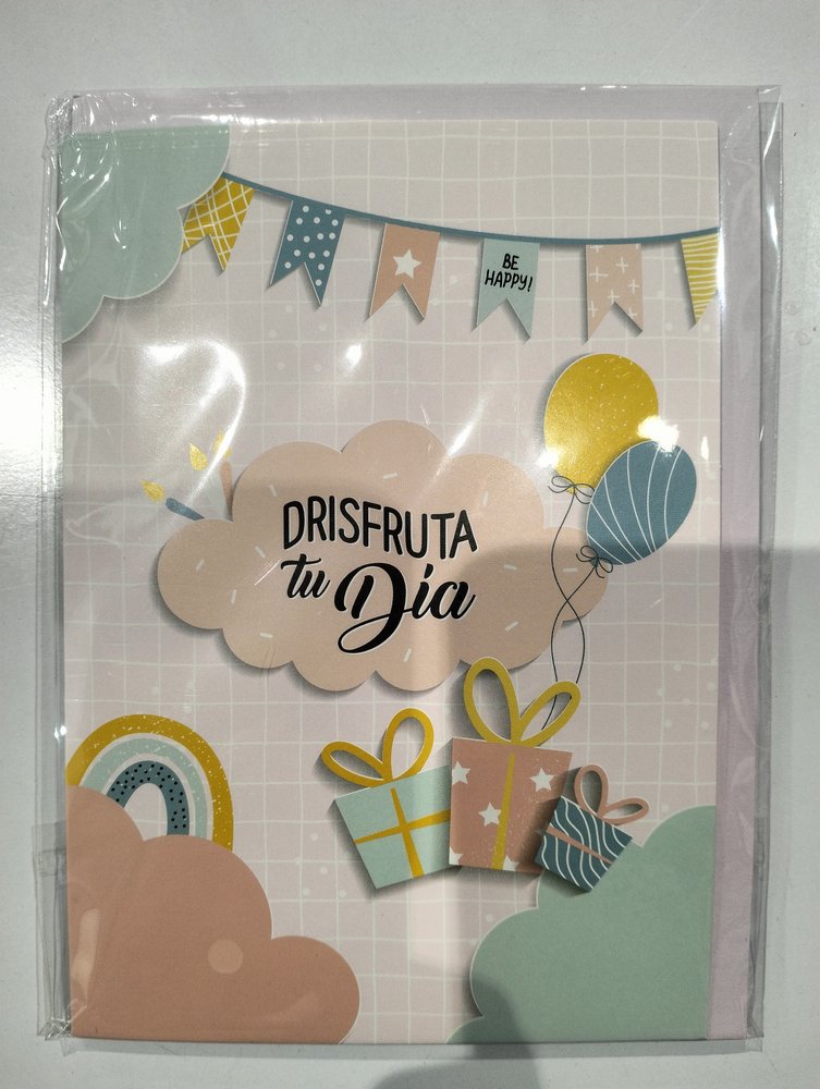 Expositor 120 tarjetas felicitación cumpleaños 10x15cm Dcasa