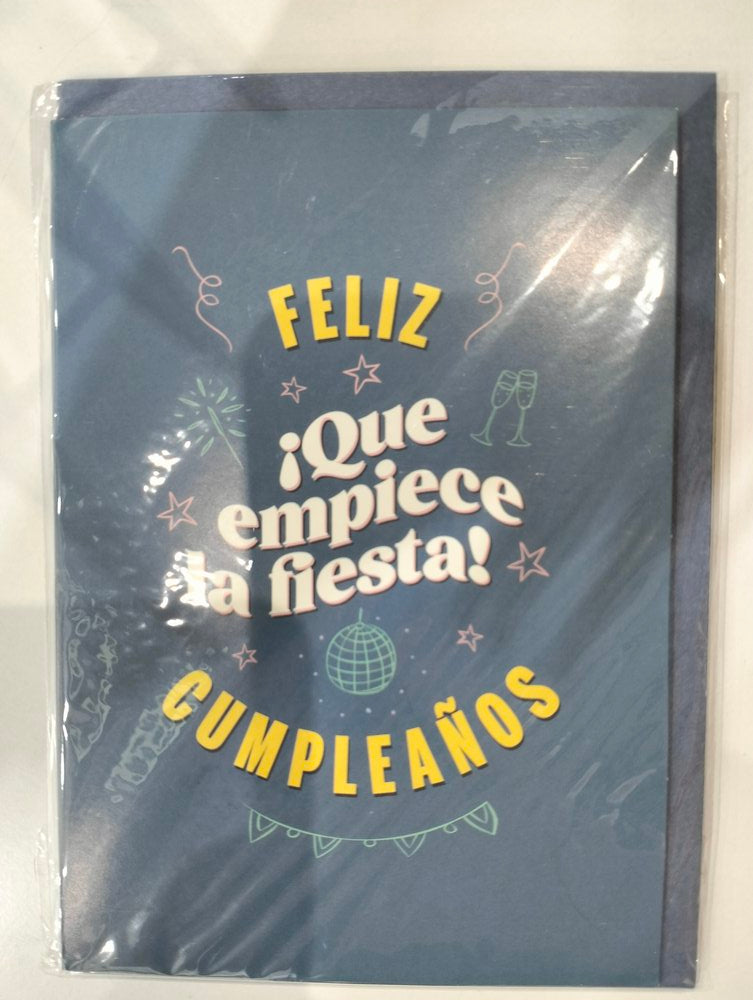 Expositor 120 tarjetas felicitación cumpleaños 10x15cm Dcasa