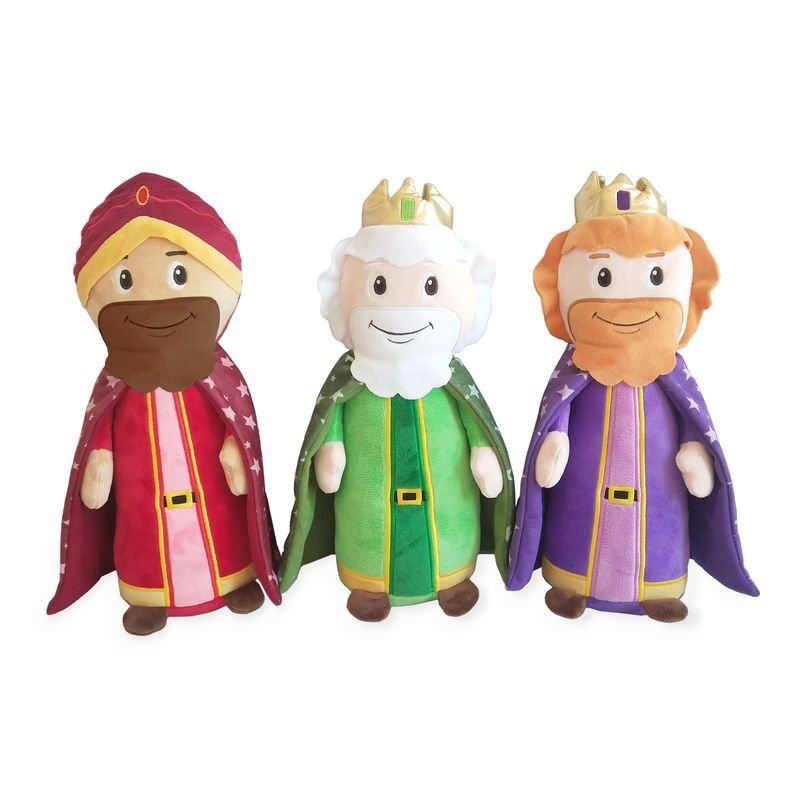 PELUCHE 20CM REYES MAGOS SURTIDOS | DCASA NAVIDAD | ENVASE 3 UDS. UNIDAD | 8410000218312 Imagen principal del producto
