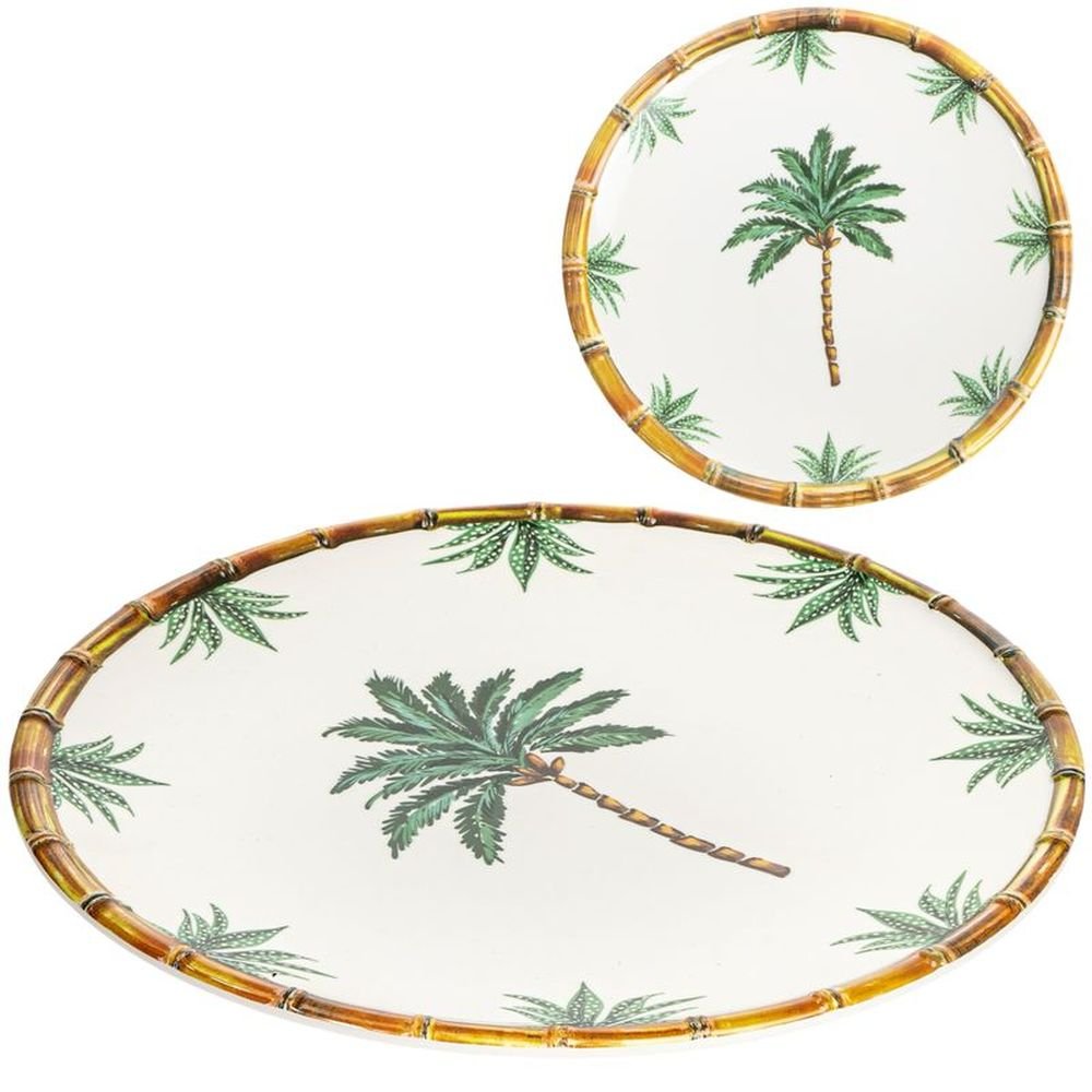 Plato llano 33 cm melamina Zahara DCASA
