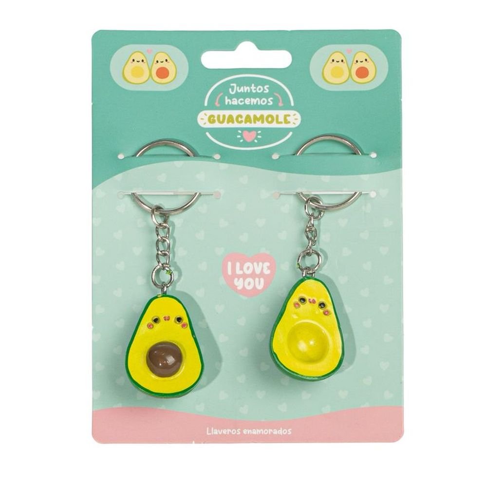 Juego de 2 Llaveros Aguacate DCASA Imagen principal del producto