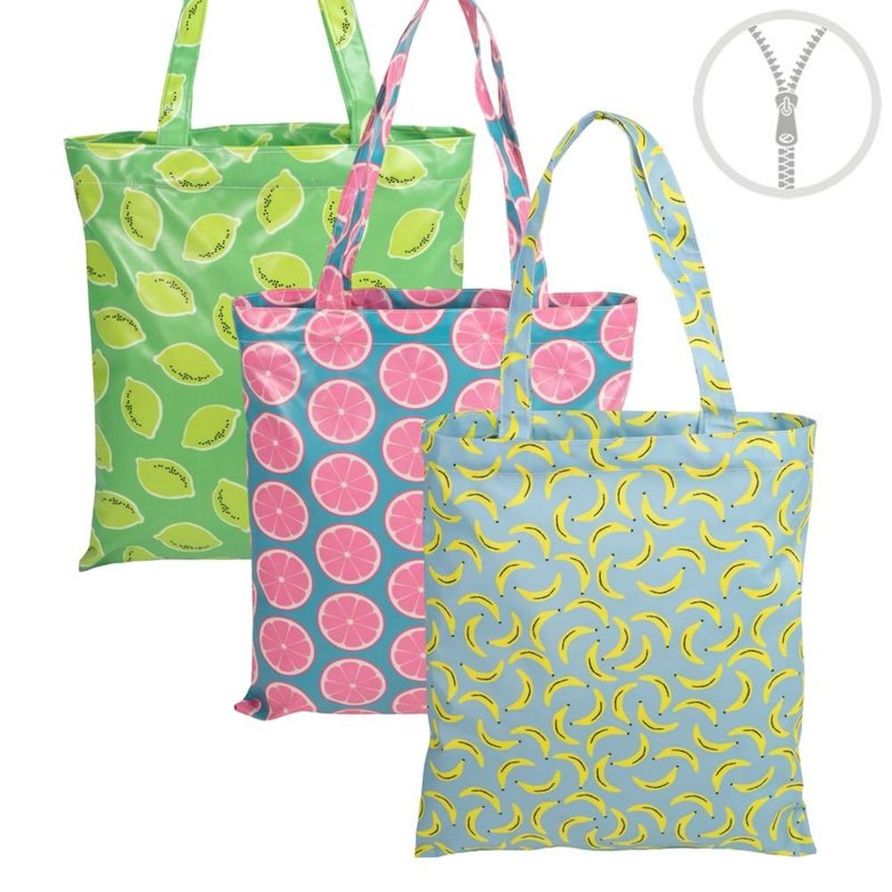 Bolsa con Cremallera Waterproof Frutas Surtidas DCASA