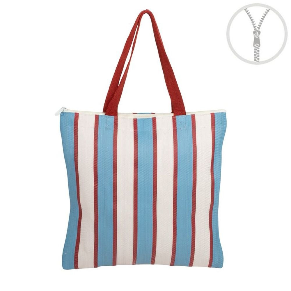 Bolsa plástica reciclada rayas DCASA Imagen principal del producto