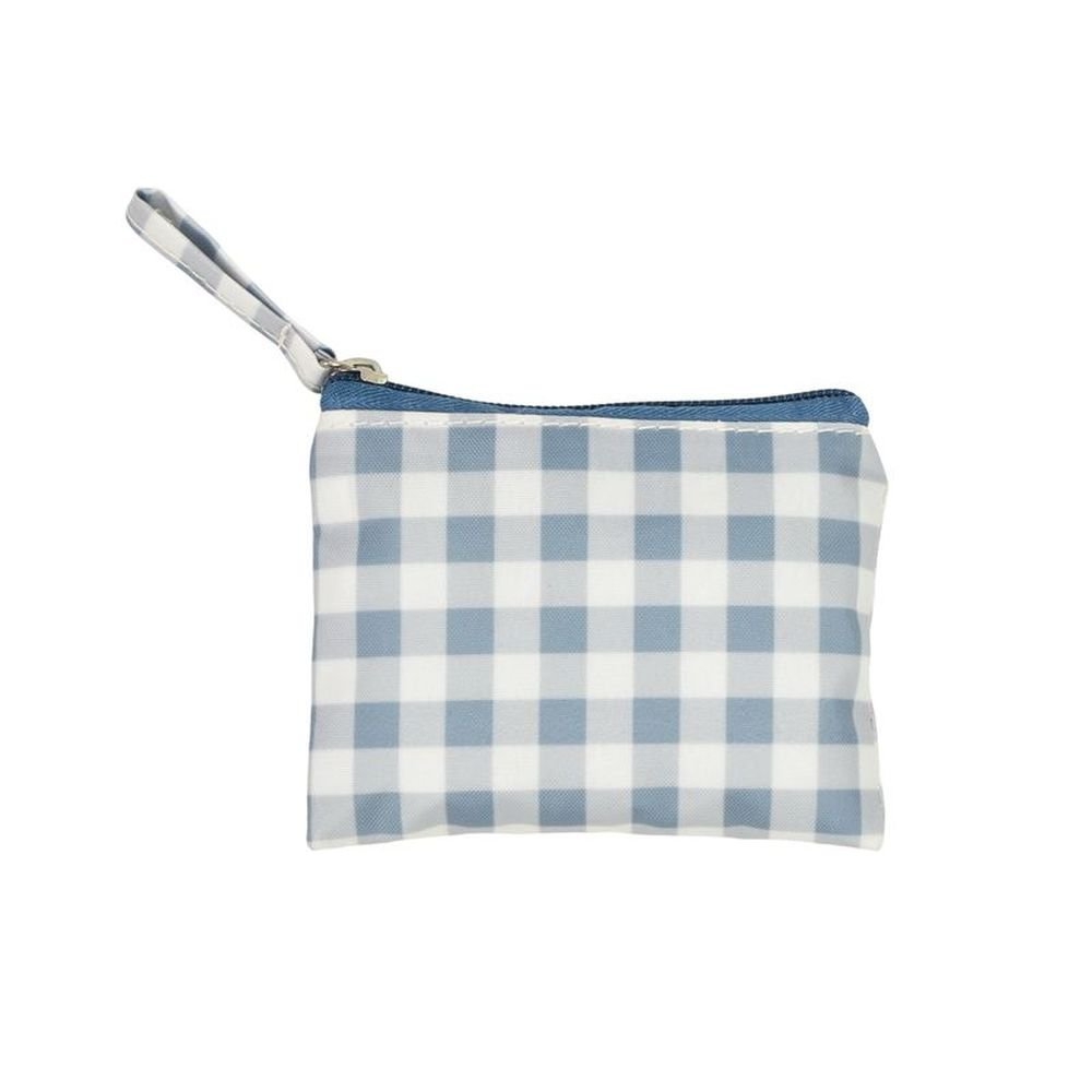 Monedero Waterproof Vichy Azul DCASA